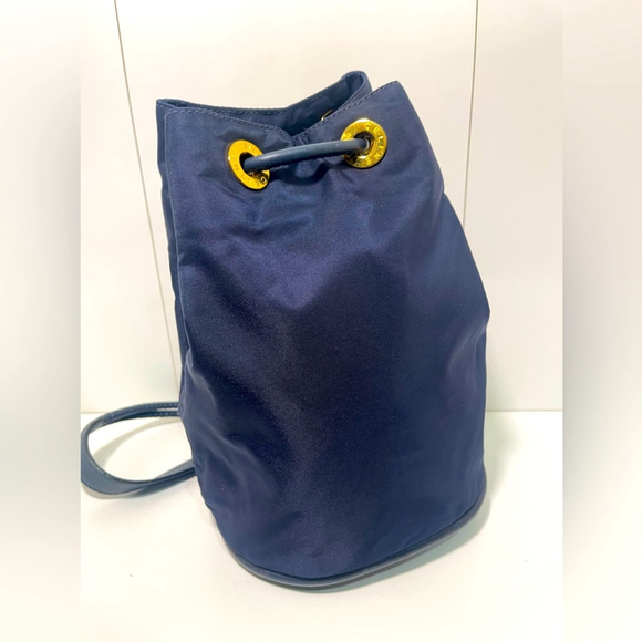 Celine VINTAGE Nylon Drawstring Bag - Picture 1 of 11